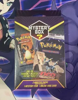 Pokemon Walmart Mystery Hanger Box -Vintage Packs Seeded 1:4! -Factory Sealed! 728192527791 - Image 1