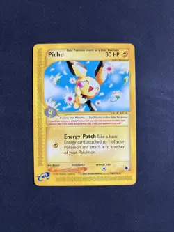 Pokemon TCG Pichu Expedition Base Set 58/165 Regular Rare E Series - LP/NM - Image 1