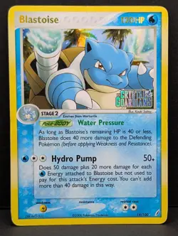 Blastoise 14/100 Crystal Guardians Reverse Holo Rare Pokemon TCG Nintendo MP+ - Image 1