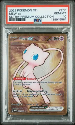 2023 POKEMON 151 ULTRA-PREM COLL #205 MEW EX PSA 10 - Image 1
