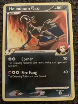 Pokemon Houndoom Rising Rivals 65/111 - Image 1
