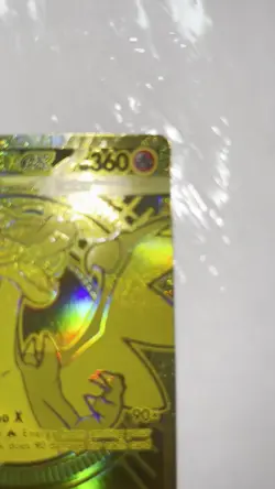 Gold Mega Charizard X EX 130/094 Pack Fresh Mint Pokemon Phantasmal Flames - Image 2