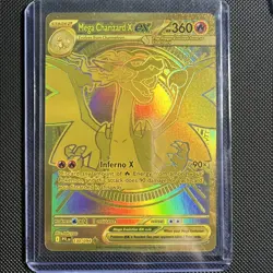 Gold Mega Charizard X EX 130/094 Pack Fresh Mint Pokemon Phantasmal Flames - Image 4