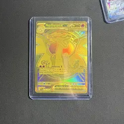 Gold Mega Charizard X EX 130/094 Pack Fresh Mint Pokemon Phantasmal Flames - Image 5