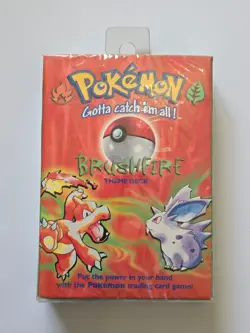 Pokemon Factory Sealed Brushfire Theme Deck From Base Set SHADOWLESS 1999 WOTC - Image 1