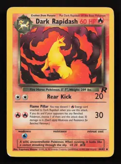 Pokemon TCG Dark Rapidash Team Rocket 44/82 Regular MP (C) - Image 1
