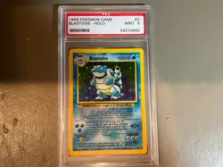 1999 BLASTOISE PSA 9 MINT HOLOFOIL #2 POKEMON GAME UNLIMITED - Image 1