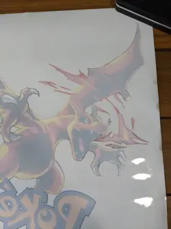 Charizard Pokemon TCG Brilliant Stars Window Cling Retailer Promo Poster - Image 4