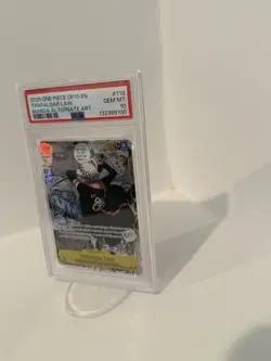 One Piece Royal Blood Trafalgar Law manga OP10-119 Secret Rare Alt Art PSA 10 - Image 2