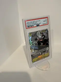 One Piece Royal Blood Trafalgar Law manga OP10-119 Secret Rare Alt Art PSA 10 - Image 3