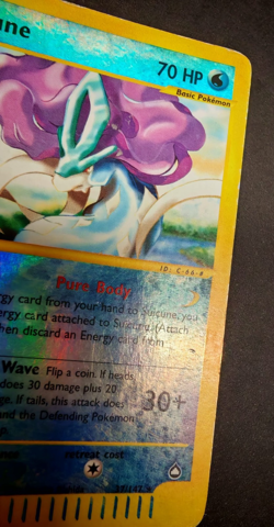 Suicune Reverse Holo Aquapolis 37/147 ENG – Pokemon Card Rare - Image 3