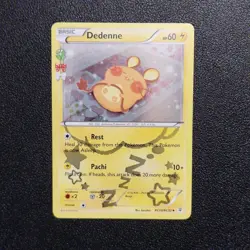 Dedenne RC10/RC32 Generations Holo Near Mint Pokemon Card Radiant Collection - Image 1