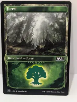 Forest - Core Set 2021 - Basic Land - Showcase - Non Foil - Common - M21 313 - Image 1