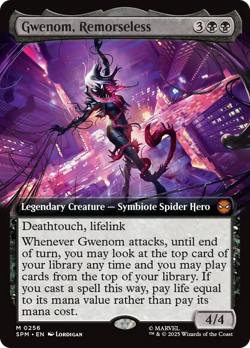 Gwenom, Remorseless (REGULAR) x1 - MTG Marvel's Spider-Man SPM #256 - Image 1