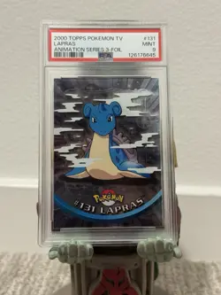 2000 Topps Pokemon TV Lapras Foil #131 PSA 9 - Image 1