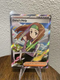 Pokemon TCG: Daisy's Help 195/165 Full Art Ultra Rare Scarlet & Violet 151 - LP - Image 1