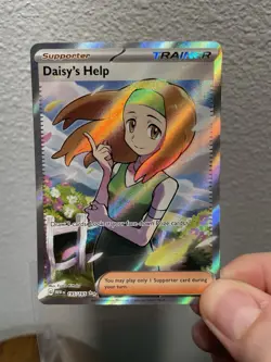 Pokemon TCG: Daisy's Help 195/165 Full Art Ultra Rare Scarlet & Violet 151 - LP - Image 3