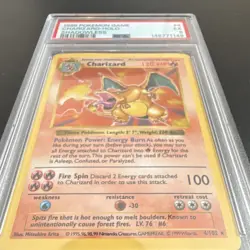 Pokemon TCG Charizard Shadowless Holo Rare Base Set PSA 5 #4 1999 WOTC - Image 3