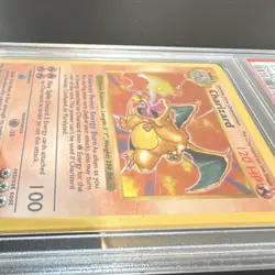 Pokemon TCG Charizard Shadowless Holo Rare Base Set PSA 5 #4 1999 WOTC - Image 4