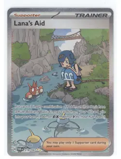 2024 Pokemon S&V Twilight Masquerade Lana's Aid Secret Rare #219/167 - Image 1