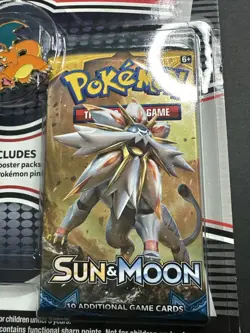 Pokemon Sword & Shield Rebel Clash and Sun & Moon Boosters W/ Charizard Pin 820650808142 - Image 3