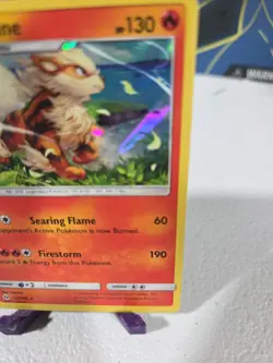 Arcanine 22/149 Pokemon TCG 2017 Rare Holo Sun & Moon #10 - Image 4