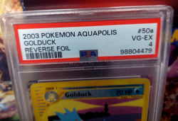 2003 Pokemon Aquapolis Golduck Reverse Foil #50a PSA 4 VG_EX Pop 1 - Image 2