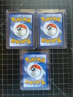 Pokemon Full Art Illustration Lot 3 Cards - Snorlax, Houndour, Caterpie - Image 2