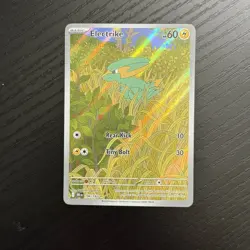 Electrike Illustration Rare 196/182 Sv10: Destined Rivals Holo POKEMON NEAR MINT - Image 1