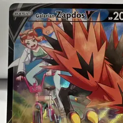 Pokemon TCG Astral Radiance Galarian Zapdos V TG19/TG30 Trainer Gallery NM - Image 2