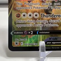 Pokemon TCG Astral Radiance Galarian Zapdos V TG19/TG30 Trainer Gallery NM - Image 4