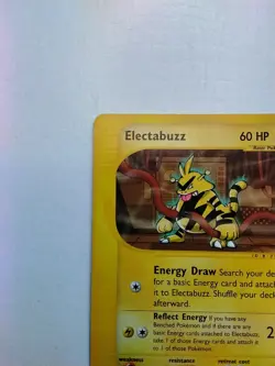 POKEMON ELECTABUZZ NON HOLO. 76/165 UNCOMMON EXPEDITION LP. NM-MT - Image 2
