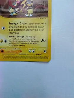 POKEMON ELECTABUZZ NON HOLO. 76/165 UNCOMMON EXPEDITION LP. NM-MT - Image 4