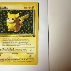 Pokemon Pikachu Wizards Black Star Promos Promo Rare Regular Basic 60 HP 1999 - Image 2