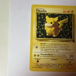 Pokemon Pikachu Wizards Black Star Promos Promo Rare Regular Basic 60 HP 1999 - Image 3