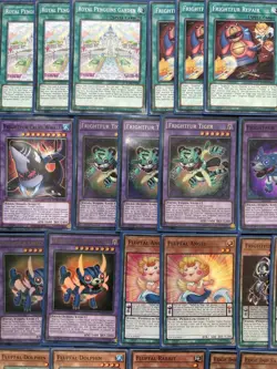 YuGiOh 70 Card Sleeved High Rarity Fluffal Frightfur Fusion Tournament Deck - Image 2