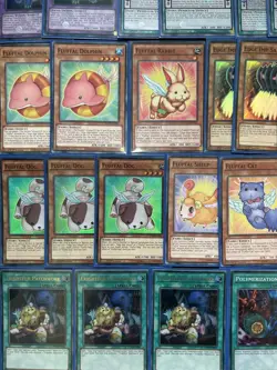 YuGiOh 70 Card Sleeved High Rarity Fluffal Frightfur Fusion Tournament Deck - Image 5