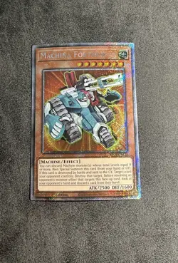 Yugioh Machina Fortress RA03-EN233 Platinum Secret Rare 1st Edition - Image 1