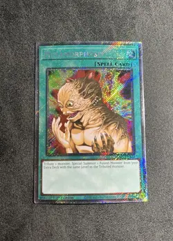 Yugioh Metamorphosis Platinum Secret Rare RA04-EN123 1st Edition - Image 1
