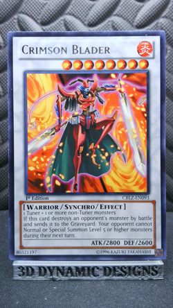 | Yugioh Crimson Blader CBLZ-EN093 1st Edition Rare Cosmo Blazer NM/LP 🔥 | - Image 1
