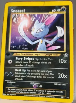 Sneasel 2000 Neo Genesis 25/111 Pokemon Card🔥 - Image 1
