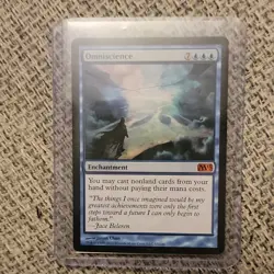 Magic: The Gathering Omniscience 63/249 Core Set 2013 M13 Enchantment Blue Card - Image 1