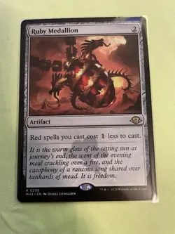 Ruby Medallion Modern Horizons 3 Regular Card NM - Image 1