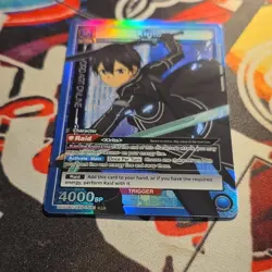 Union Arena Sword Art Online Kirito SR Holo Character Card 4000BP UE07BT/SOA-1-… - Image 1