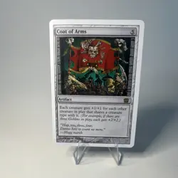 Magic: The Gathering Coat of Arms Artifact Regular English Scott M. Fischer LP - Image 1