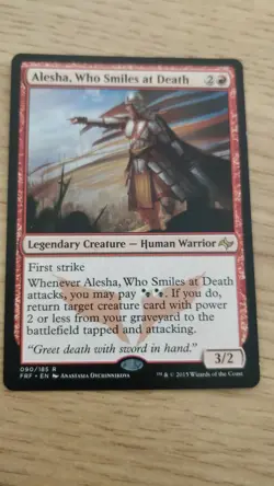 MTG Alesha, Who Smiles at Death - Image 1