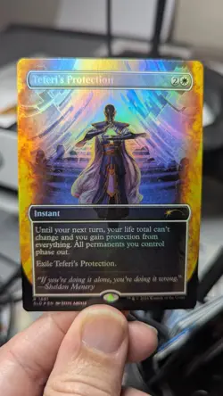 1x Teferi's Protection 1691 Rainbow Foil NM - Magic MTG SLD Secret Lair x1 - Image 1