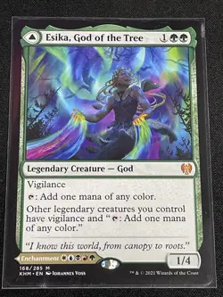 MTG Esika, God of the Tree // The Prismatic Bridge, NM-Mint, English Kaldheim - Image 1