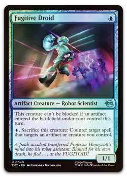 Fugitive Droid #40 (Foil) (NM) TMT Magic MTG - Image 1
