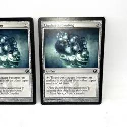 Liquimetal Coating X3 Uncommon Scars of Mirrodin LP MTG Magic The Gathering - Image 4